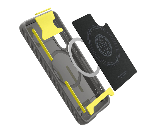 Spigen Rugged Armor Mag Magsafe do Samsung Galaxy S25 Marble Grey - 1313177 - zdjęcie 5